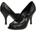 Black Smooth Romantic Soles Expo for Women (Size 7.5)