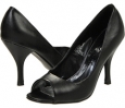 Black Smooth Romantic Soles Expo for Women (Size 8)