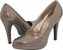 Taupe Pearlized Patent Romantic Soles Emitate for Women (Size 6.5)