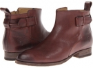 Brown Tumbled Full Grain Frye Bella Belt Bootie for Women (Size 7.5)