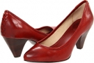 Burnt Red Soft Vintage Leather Frye Regina Pump for Women (Size 6.5)