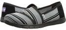 Black/White Snake Multi BOBS from SKECHERS Bobs - Pureflex - Spring Forward for Women (Size 5.5)