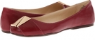 Red Leather Nine West Corqui for Women (Size 5)