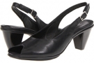 Black Cashmere Leather Rose Petals Solo for Women (Size 6)