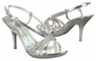 Sizzle by Coloriffics Geneva Shoes (Silver) - Women's
