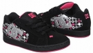 DC Shoes Net SE Pre/Grd Shoes (Black/Pink/Silver) - Kids'