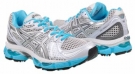 Asics GEL-Nimbus 13 Shoes (White/Lightning/Turq) - Women's for Women Asics GEL-Nimbus 13 Shoes (White/Lightning/Turq) - Women's