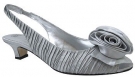 Accent Shoes (Light Grey Satin) - Women's Women's 6.5