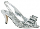 Rosina Shoes (Silver Glitter) - Women's Women's 6.5