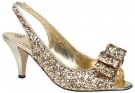 Rosina Shoes (Gold Glitter) - Women's Women's 6.5