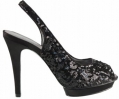 Gleem Shoes (Black Sequin) - Women's Women's 6.5