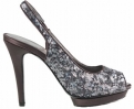 Gleem Shoes (Pewter Sequin) - Women's Women's 6.5