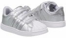 adidas Superstar 2 Metallic Tod Shoes (Silver/Silver/White) - Kids'