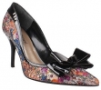 Fame Shoes (Black Patent/Floral) - Women's Women's 6.5