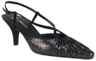 Gina Shoes (Black Sequin) - Women's Women's 6.5