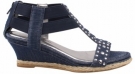 Flax Sandals (Dark Blue) - Women's Women's 6.5