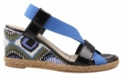 Halina Sandals (Blue) - Women's Women's 6.5