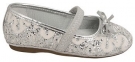 Nina Fanti-T Tod/Pre Shoes (Silver Glitter Lace) - Kids'