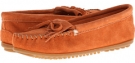 Nectarine Suede Minnetonka Kilty Suede Moc for Women (Size 8)