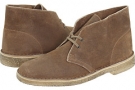 Taupe Suede Clarks England Desert Boot for Men (Size 9)