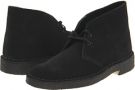 Black Suede/Grey Clarks England Desert Boot for Men (Size 10)