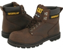 Dark Brown Leather Caterpillar 2nd Shift Steel Toe for Men (Size 11)
