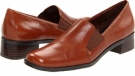 Cognac Burnished Soft Kid Leather Trotters Ash for Women (Size 8)