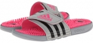 Mid Grey/Black/Solar Pink adidas adissage for Women (Size 13)