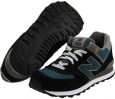 Navy/Teal/Grey New Balance Classics M574 for Men (Size 10.5)