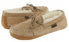 Chestnut W/Natural Fleece Old Friend Soft Sole Moc for Women (Size 5)