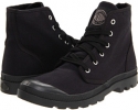 Black/Black Cow Silk Palladium Pampa Hi for Men (Size 8)