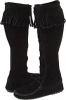 Minnetonka Front Lace Hardsole Knee-Hi Boot Size 4