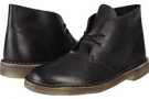 Black Soft Leather Clarks England Desert Boot for Men (Size 7.5)