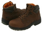 Coffee Full-Grain Leather Timberland PRO TiTAN 6 Safety Toe for Men (Size 10.5)