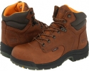 Coffee Full-Grain Leather Timberland PRO TiTAN 6 Safety Toe for Women (Size 9.5)