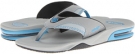 Grey/Blue Reef Fanning for Men (Size 4)