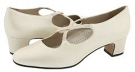 White Pearlized Leather Trotters Jamie for Women (Size 8)