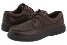 Dark Brown Leather Hush Puppies Gus for Men (Size 10.5)