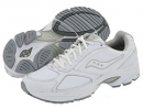 White/Silver Saucony Grid Omni Walker for Men (Size 7.5)