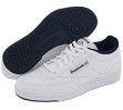 White/Navy Reebok Lifestyle Club C for Men (Size 8)