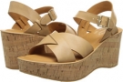 Praline Natural On Cork Kork-Ease Ava for Women (Size 6)