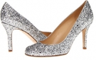 Silver Glitter/Silver Metallic Nappa Kate Spade New York Karolina for Women (Size 8)