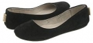 Black Suede French Sole Sloop for Women (Size 7.5)