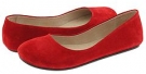 Red Suede French Sole Sloop for Women (Size 8.5)