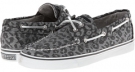 Black/Leopard Sparkle Sperry Top-Sider Bahama 2-Eye for Women (Size 12)