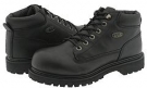 Black Leather Lugz Drifter Steel Toe for Men (Size 11)