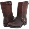 Dark Brown Stone Wash Frye Veronica Shortie for Women (Size 10)