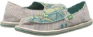 Teal Multi Sanuk Scribble for Women (Size 5)