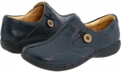 Navy Leather Clarks England Un.loop for Women (Size 6)