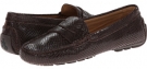 Dark Brown Glossy Snake LAUREN by Ralph Lauren Camila for Women (Size 8.5)